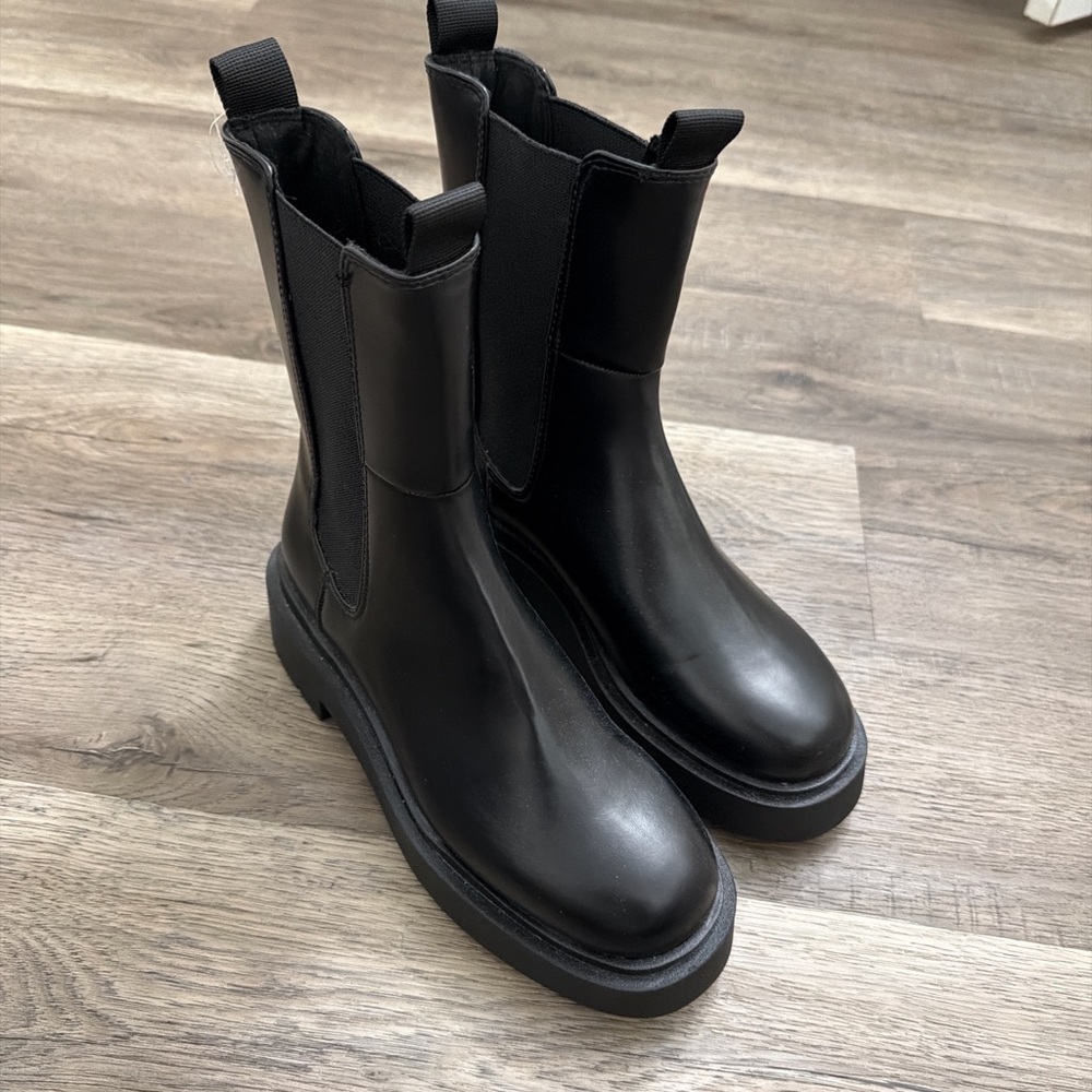 H&M Sleek Black Ankle Boots